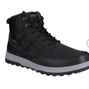 Weatherproof Men's Black Lace-Up Boots